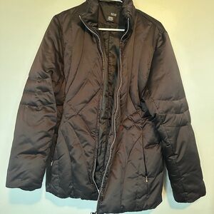 a.n.a. Black Puffer Jacket